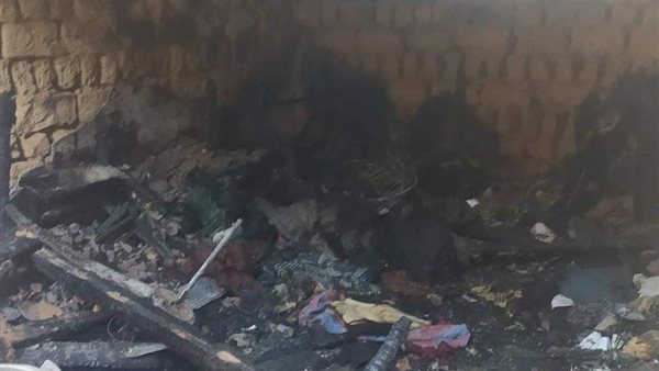 جانب من الحريق