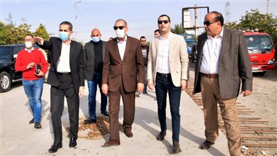 محافظ الغربية يتابع أعمال رفع كفاءة طريق طنطا - كفر الشيخ
