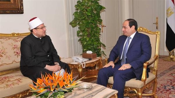 السيسي ومختار جمعة