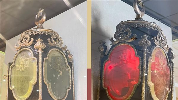 فانوسان من المعدن