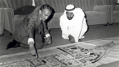 محمد بن زايد ينعى المهندس المصري الدكتور عبد الرحمن مخلوف مخطط مدينة أبو ظبي