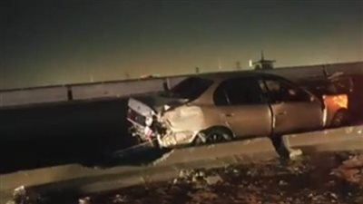 إصابة 3 أشخاص في حادث تصادم بالطريق الصحراوي بالبحيرة