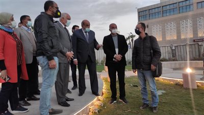 محافظ الجيزة يتفقد أعمال تطوير ميدان الجلاء