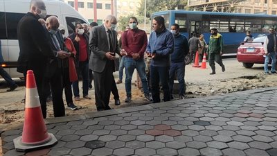 محافظ الجيزة يتفقد أعمال تطوير المحاور الرئيسية بـ الدقي