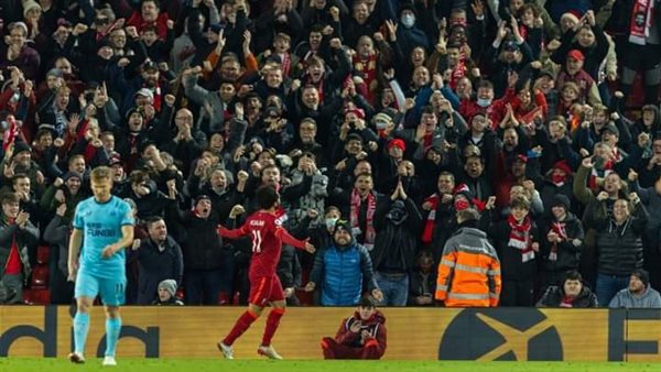 احتفال محمد صلاح