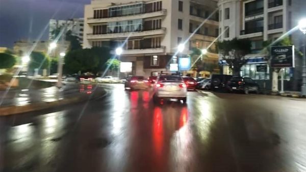 هطول أمطار على الإسكندرية