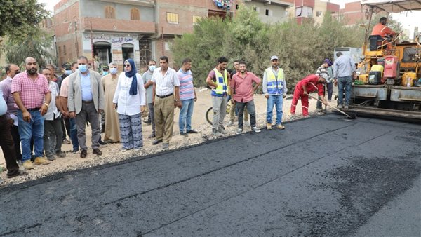 رصف طرق المنوفية