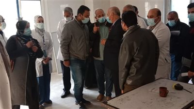 وكيل صحة الغربية يتابع أعمال تطوير وتجهيزات مستشفى حميات كفر الزيات