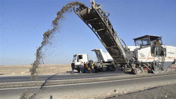 رصف الطرق في أسيوط