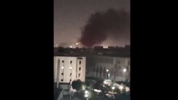 حريق جامعة الأزهر