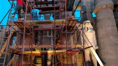 بمناسبة الاحتفال بعيد الأثريين.. السياحة تنشر فيديو لأعمال الترميم خلال 2021 