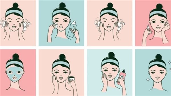 روتين العناية بالبشرة