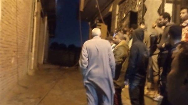 جانب من الحريق