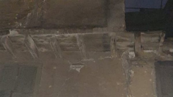 انهيار شرفة عقار