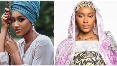 لأول مرة.. فوز مسلمة محجبة بـ تاج ملكة جمال نيجيريا | صور