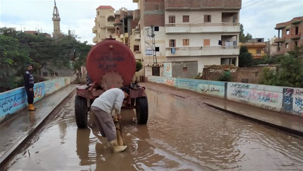 رفع تراكمات مياه