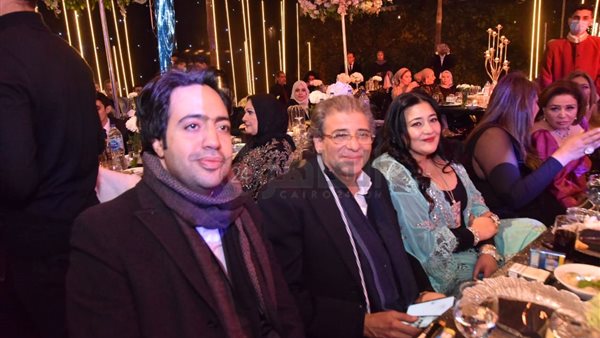 خالد يوسف وزوجته