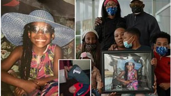 الطفلة المتوفاة وأسرتها