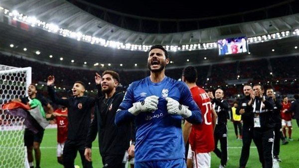 احتفال لاعبو الأهلي