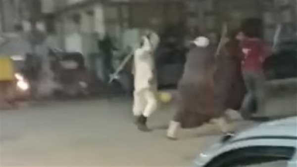 جانب من المشاجرة