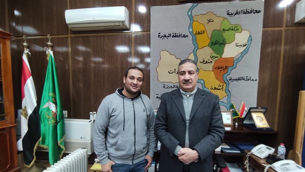 محافظ المنوفية ومراسل