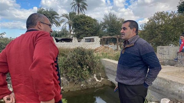 رئيس ري المنيا يتفقد