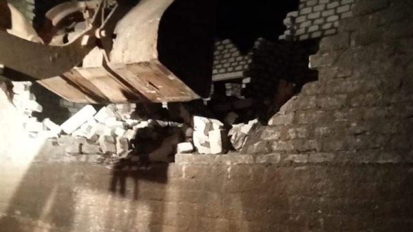 إزالة تعديات في الفيوم