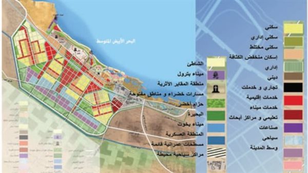 مخطط مدينة شرق بورسعيد