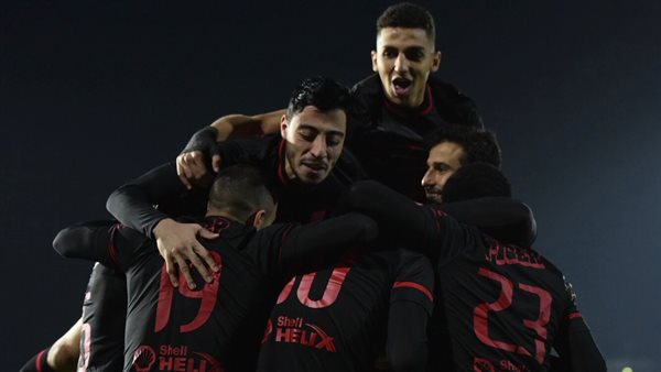 لاعبو الأهلي من مباراة