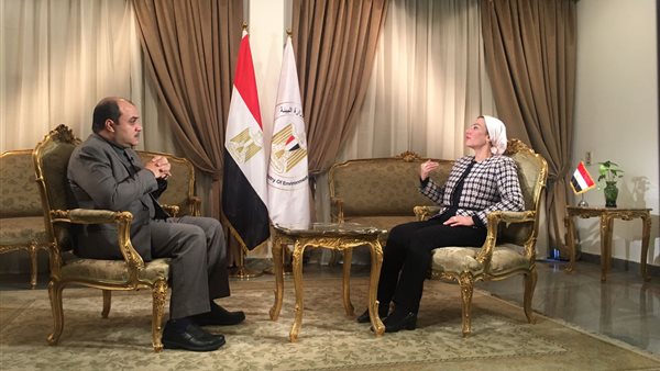 وزيرة البيئة في حوار