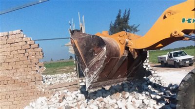 رفع 568 حالة إشغال طريق مخالف وإزالة 4 تعديات بالبحيرة