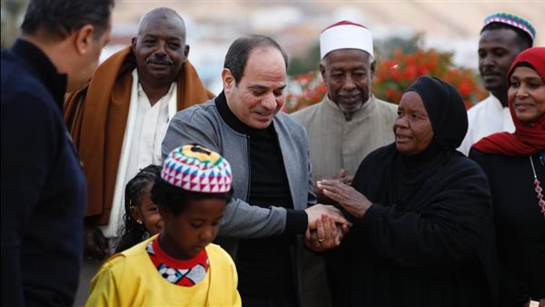 السيسي في غرب سهيل