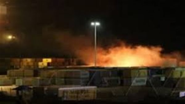 الحرائق اشتعلت في