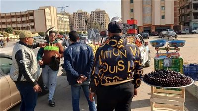 حمله لرفع وإزالة الإشغالات بشارع البترول ببورسعيد | صور