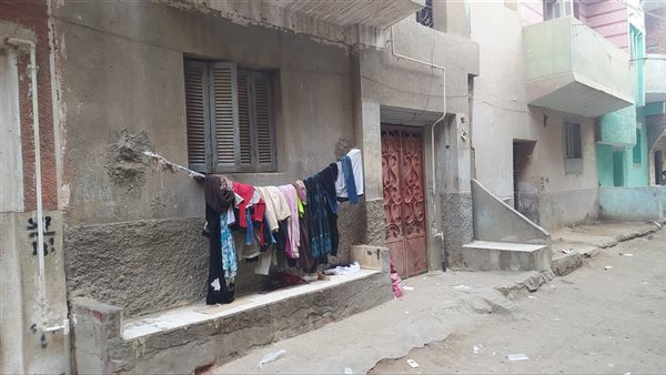 واجهة منزل الضحايا