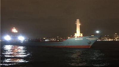 جنوح سفينة قادمة من أوكرانيا في مضيق البوسفور 