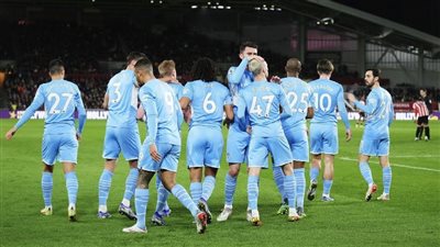 فودين يقود مانشستر سيتي في فوز أمام برينتفورد في الدوري الإنجليزي
