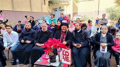 مطران أبو قرقاص يشارك في حفل أطفال القديس يوسف