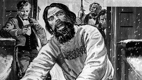 لوحة تجسد لحظات قتل