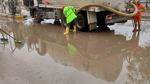 شفط المياه بالطرق