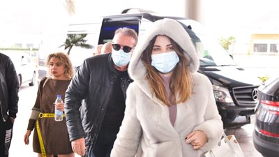  وصول نانسي عجرم مدينة الجلالة بالعين السخنة استعدادا لحفل رأس السنة | صور