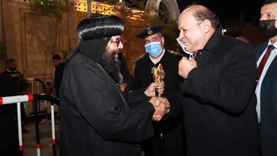 مدير أمن البحر الأحمر يتفقد الحالة الأمنية بمحيط كاتدرائية الأنبا شنودة بالغردقة | صور