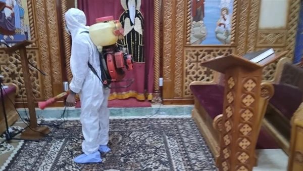 تعقيم كنائس بورسعيد