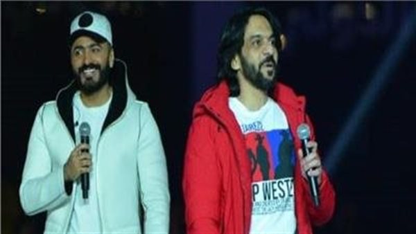 تامر حسني وبهاء سلطان