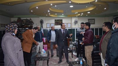 نائب محافظ المنيا يتابع سير العمل بالمركز التكنولوجي بملوي