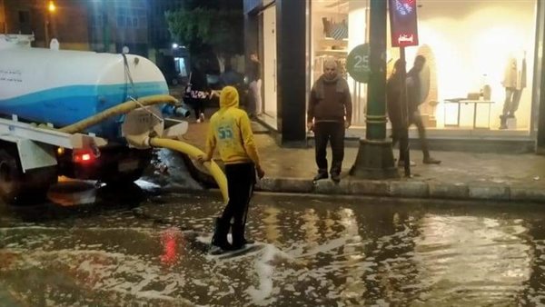 هطول أمطار على المنيا