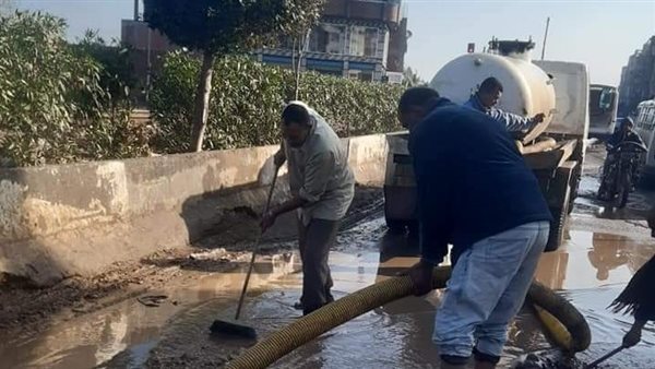 رفع تراكمات المياه