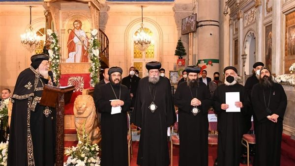 البابا تواضروس خلال