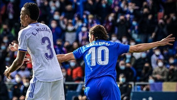 جانب من مباراة اليوم