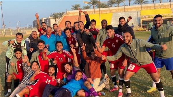 فرحة فريق ديروط بالفوز